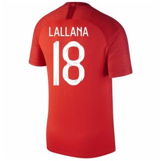 Maglia Inghilterra Away Lallana 2018 Rosso