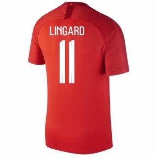 Maglia Inghilterra Away Lingard 2018 Rosso