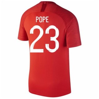 Maglia Inghilterra Away Pope 2018 Rosso