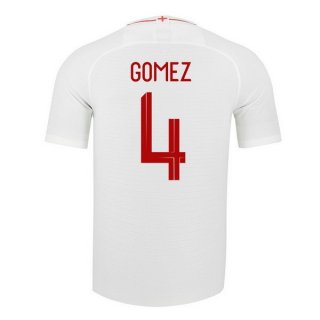 Maglia Inghilterra Home Gomez 2018 Bianco