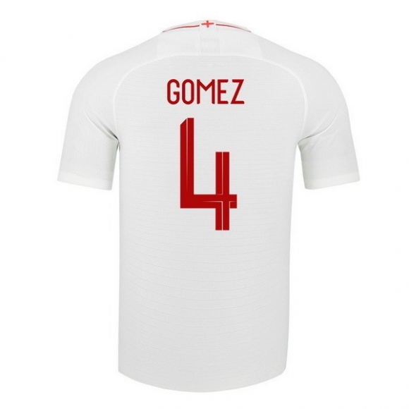 Maglia Inghilterra Home Gomez 2018 Bianco