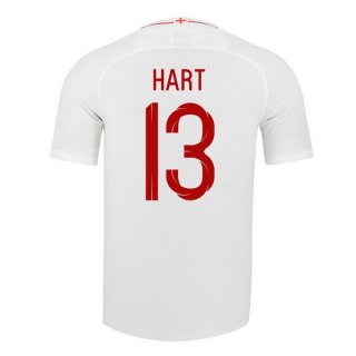 Maglia Inghilterra Home Hart 13 2018 Bianco