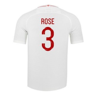 Maglia Inghilterra Home Rosa 2018 Bianco
