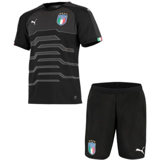 Maglia Italia Bambino Portiere 2018 Nero