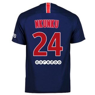 Maglia Paris Saint Germain Home Nkunku 2018/19 Blu