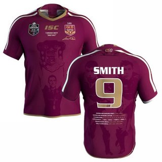 Maglia Qld Maroons Smith 2018 Rosso