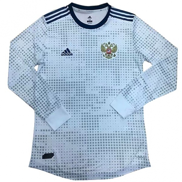 Maglia Russia Away ML 2018 Bianco