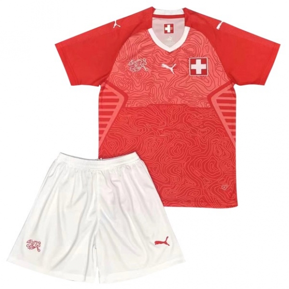 Maglia Svizzera Home Bambino 2018