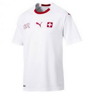 Thailandia Maglia Svizzera Away 2018 Bianco