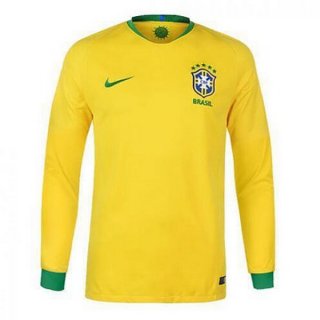 Thailandia Maglia Brasile Home ML 2018 Giallo