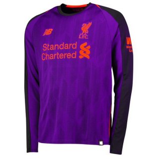 Thailandia Maglia Liverpool Away ML 2018/19 Porpora
