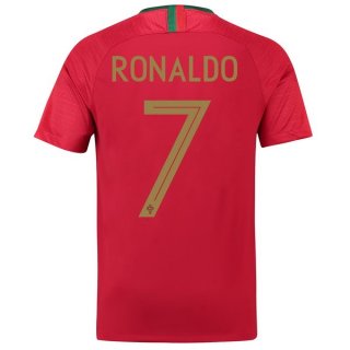 Thailandia Maglia Portogallo Home Ronaldo 2018 Rosso