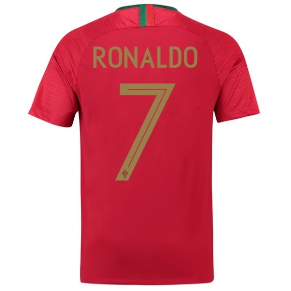 Thailandia Maglia Portogallo Home Ronaldo 2018 Rosso