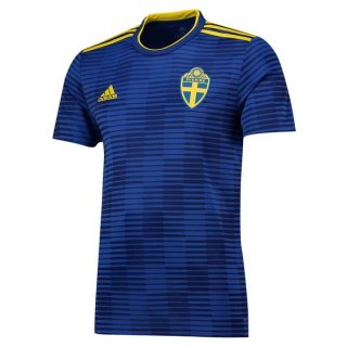 Thailandia Maglia Svezia Away 2018 Blu