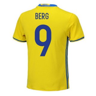 Thailandia Maglia Sweden Home Berg 2018 Giallo