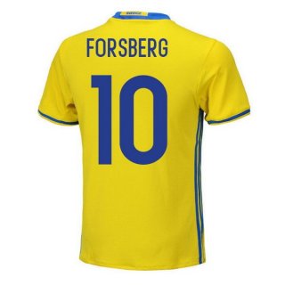 Thailandia Maglia Sweden Home Forsberg 2018 Giallo
