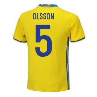 Thailandia Maglia Sweden Home Olsson 2018 Giallo