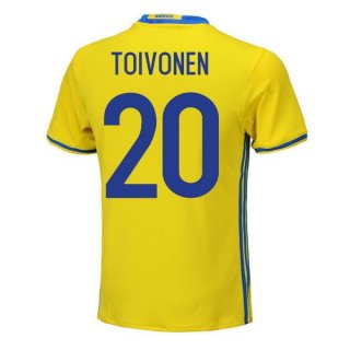 Thailandia Maglia Sweden Home Toivonen 2018 Giallo