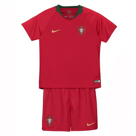 Maglia Portogallo Home Bambino 2018 Rosso